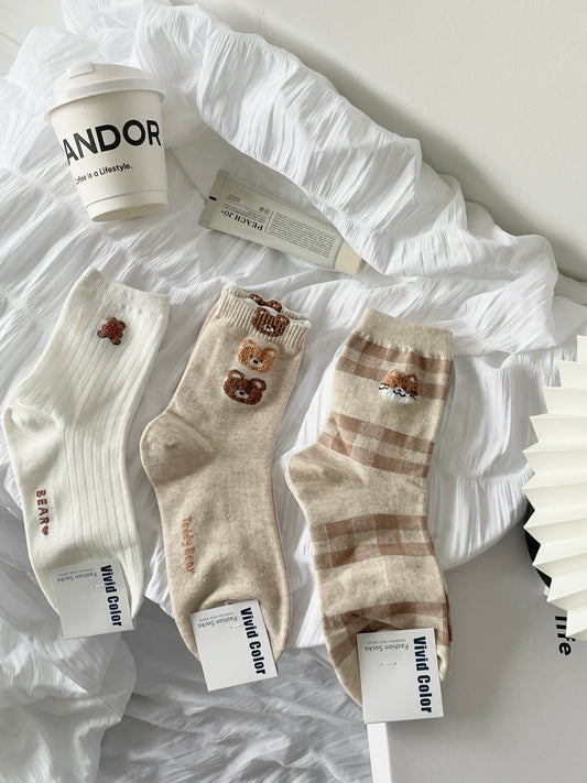 Korean Cotton Cartoon Socks