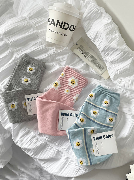 Daisy Floral Socks
