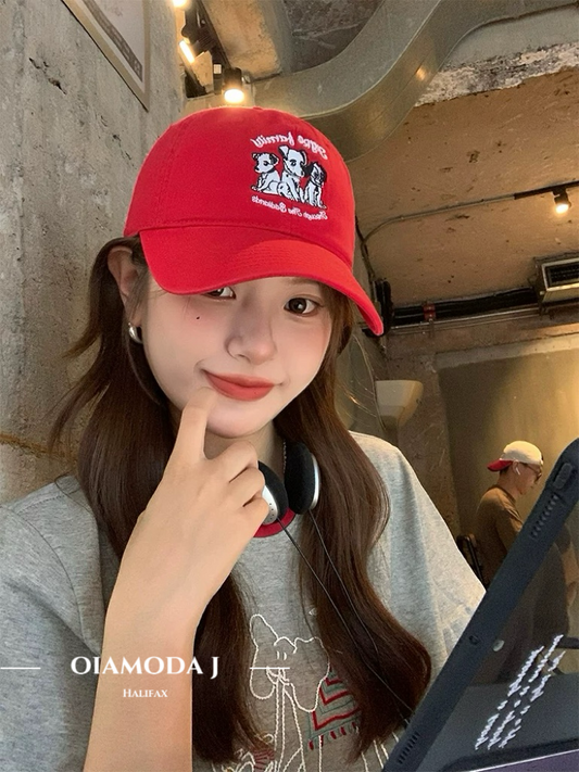 Dalmatian Embroidered Cap