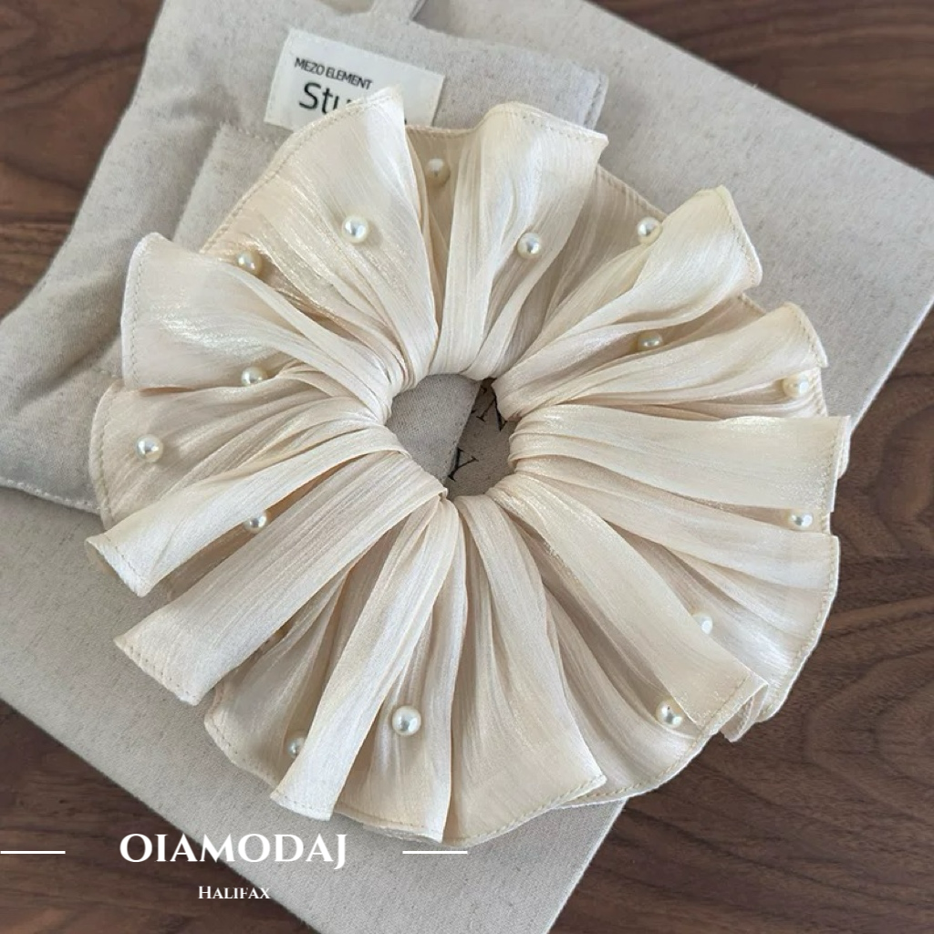 Satin Shimmer Scrunchie