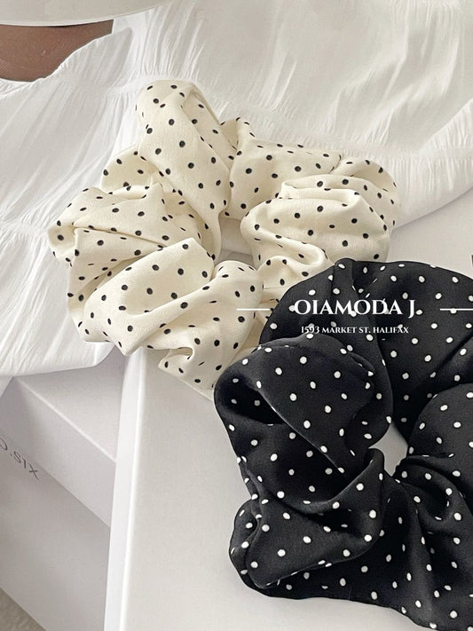 Polka Dot Scrunchie