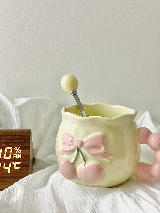 Bowtie Cherry Mug/ Cup
