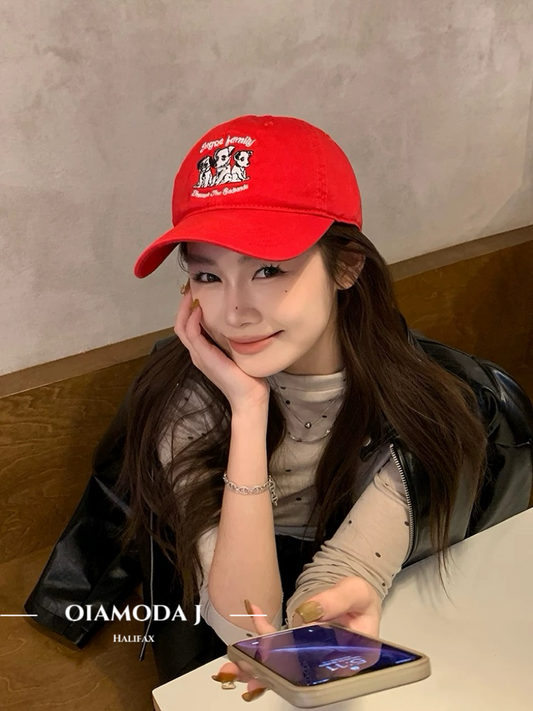 Dalmatian Embroidered Cap