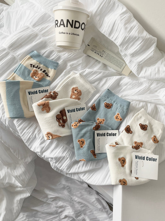 Kawaii Cotton Character Socks