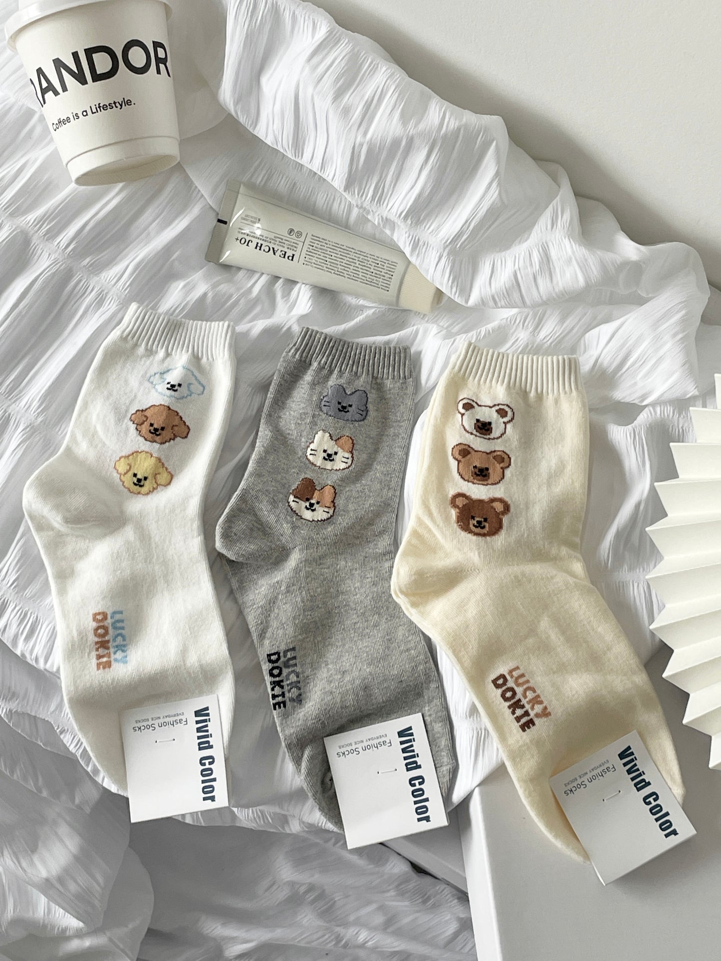 Kawaii Cotton Character Socks