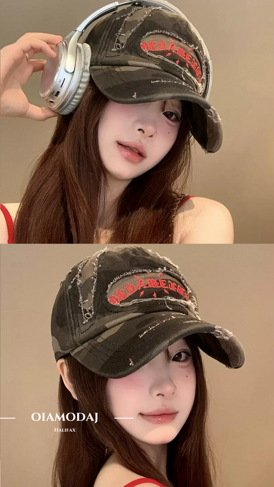 Camouflage Distressed Cap