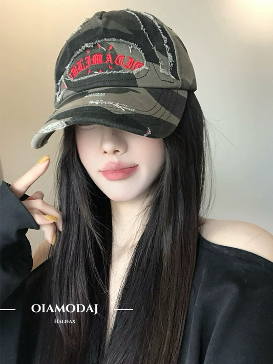 Camouflage Distressed Cap