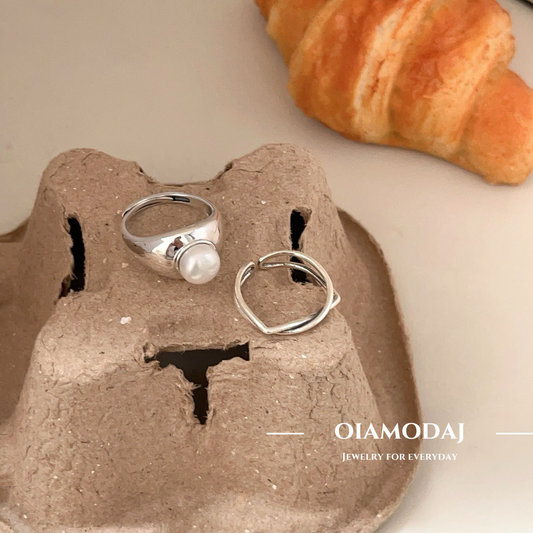 Freshwater Pearl Ring in Sterling Silver