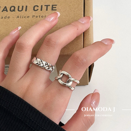 Daily Stacker Ring in Sterling Silver