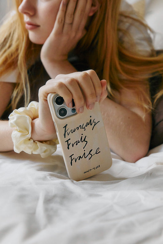 Strawberry Phone Case (Ivory)