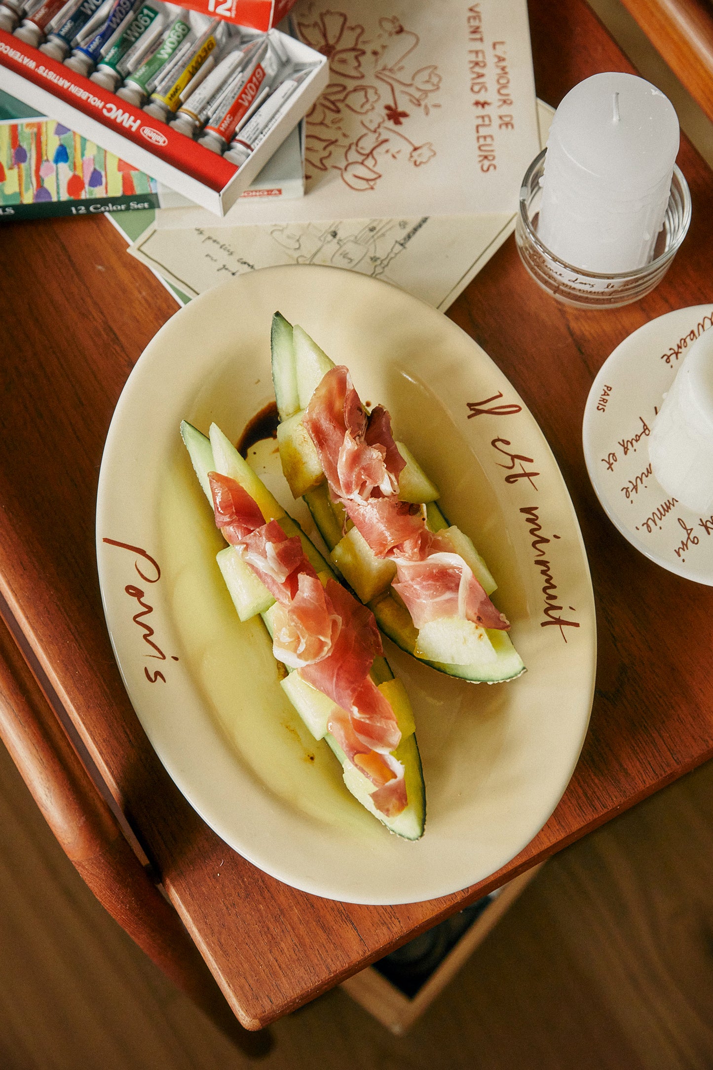 Midnight Stoneware Plate