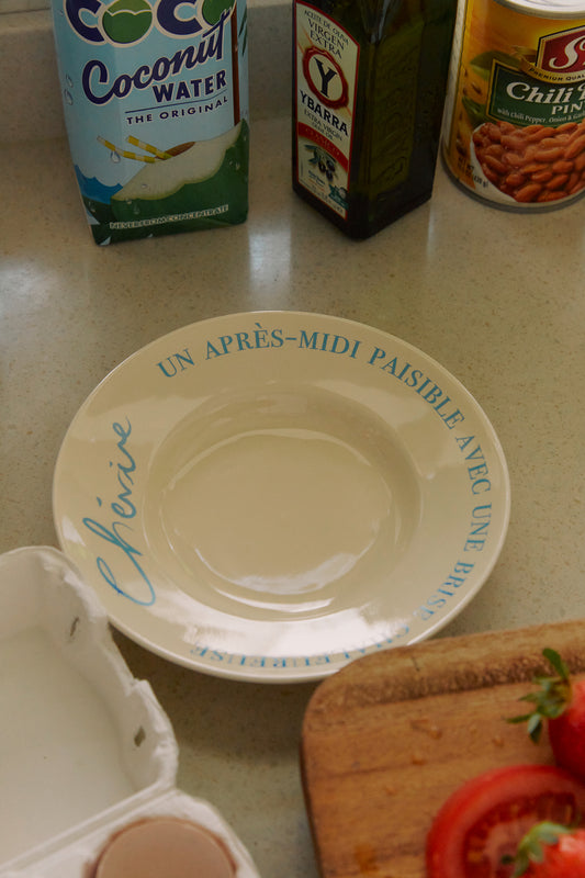 Lazy Vibes Side Plate (Light Blue)