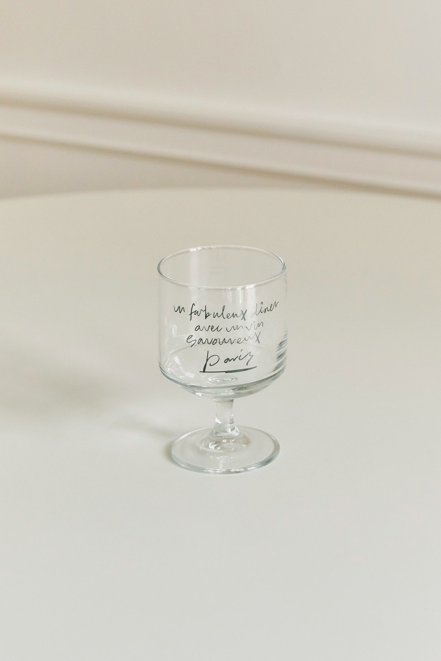 Fabulous Dinner Wine Glass(black)