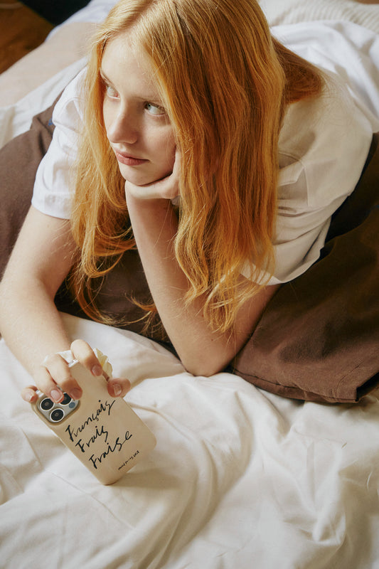 Strawberry Phone Case (Ivory)