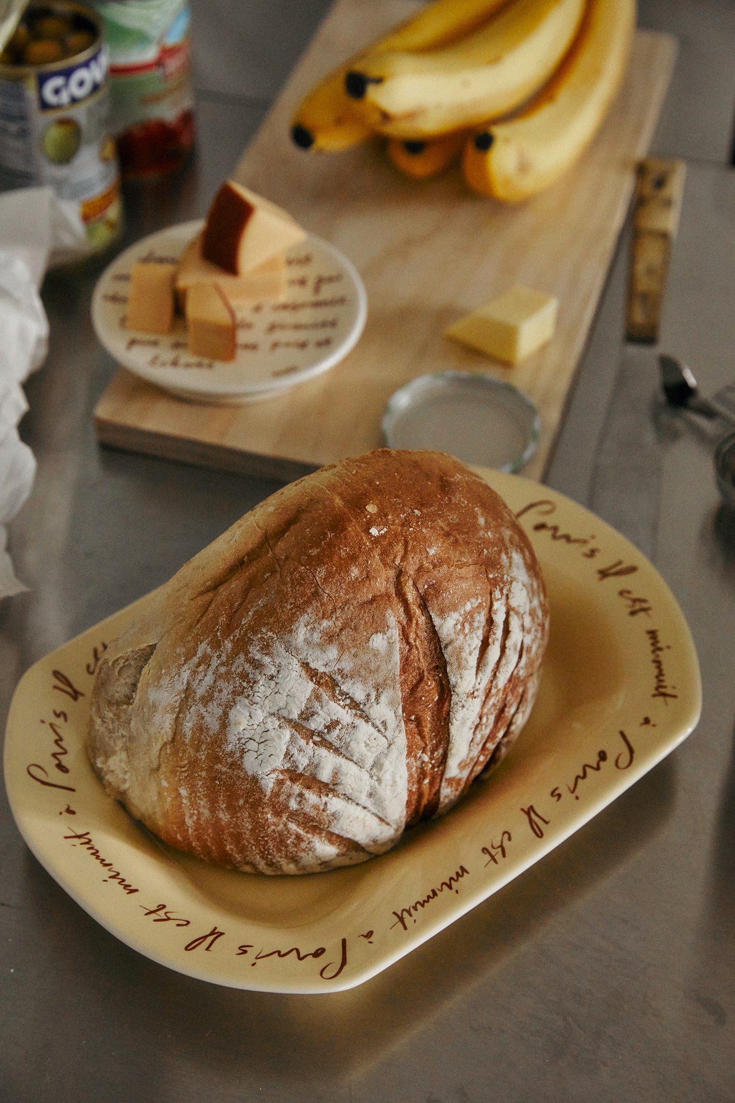 Midnight Stoneware Plate