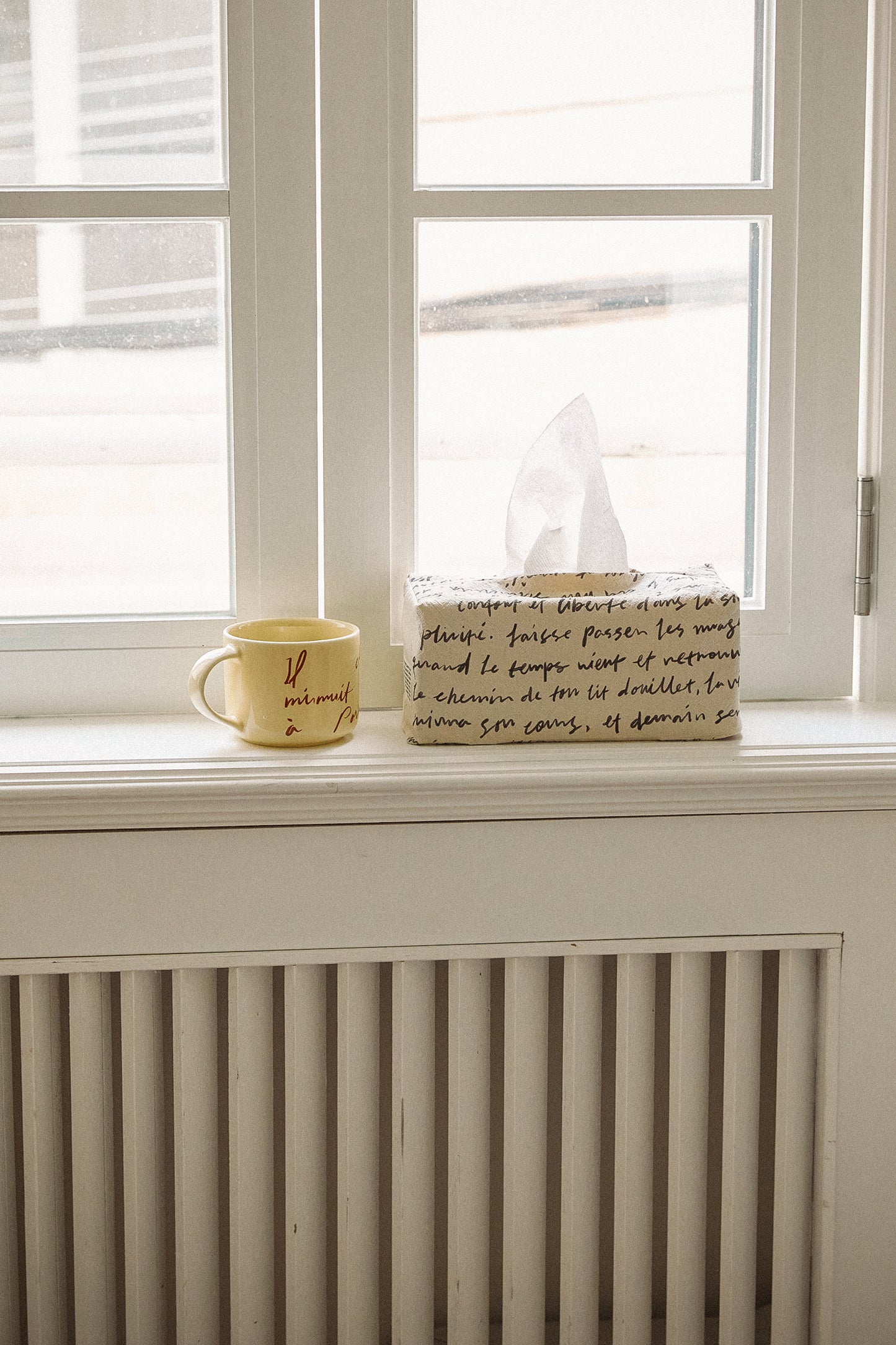 Le Silence Tissue Box Cover