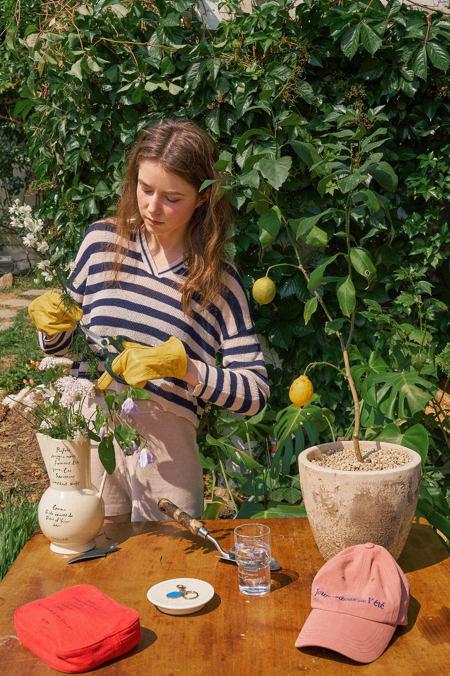 Floral 827 Stackable Large Tumbler