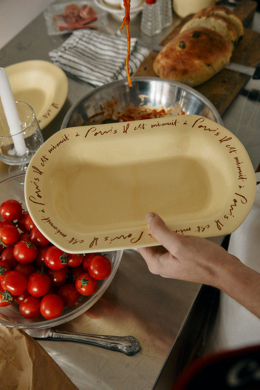 Midnight Stoneware Plate