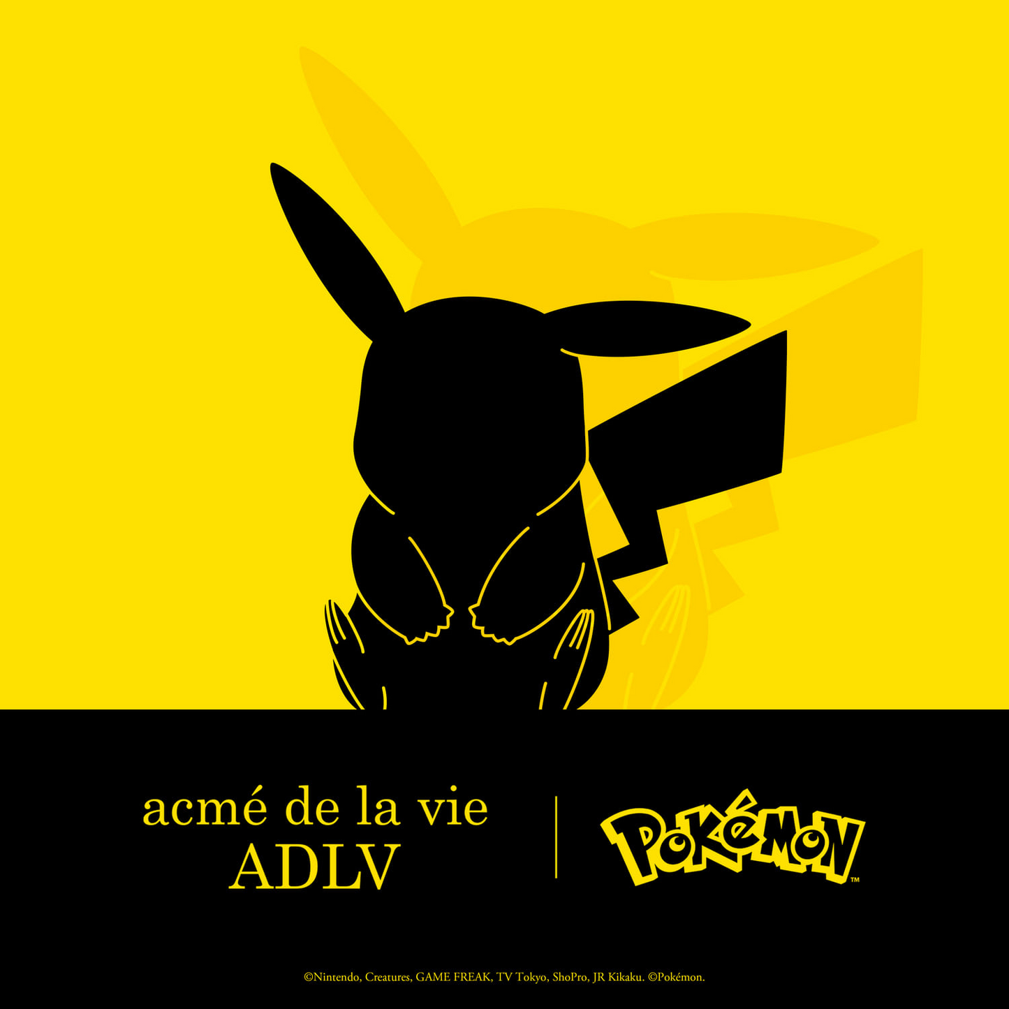 ADLV Pokémon GOTTA PIKACHU LONG SLEEVE T-SHIRT BLACK