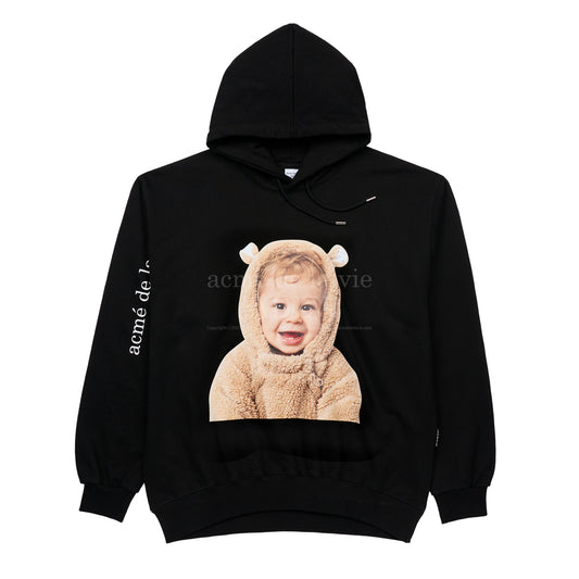 ADLV Baby Face Bear Doll Hoodie Black