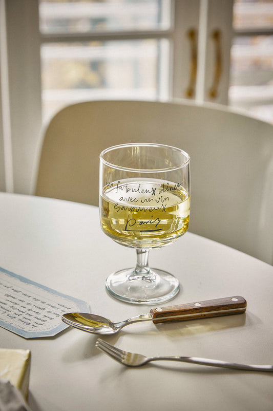 Fabulous Dinner Wine Glass(black)