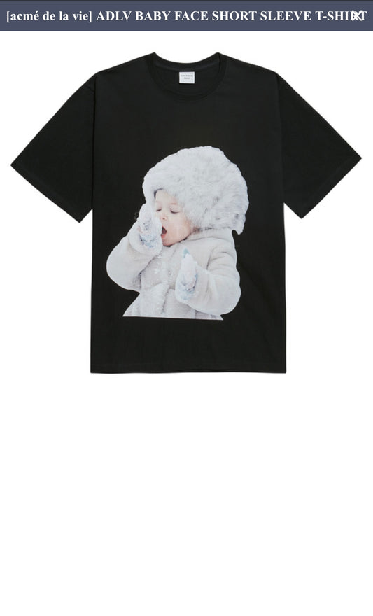 ADLV Baby Face Snow Short Tee