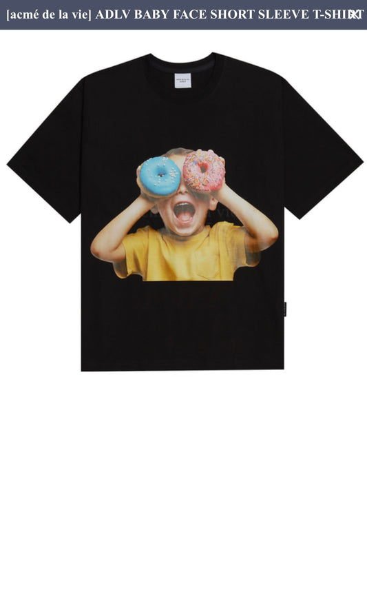 ADLV Baby Face Donuts Boy Short Tee