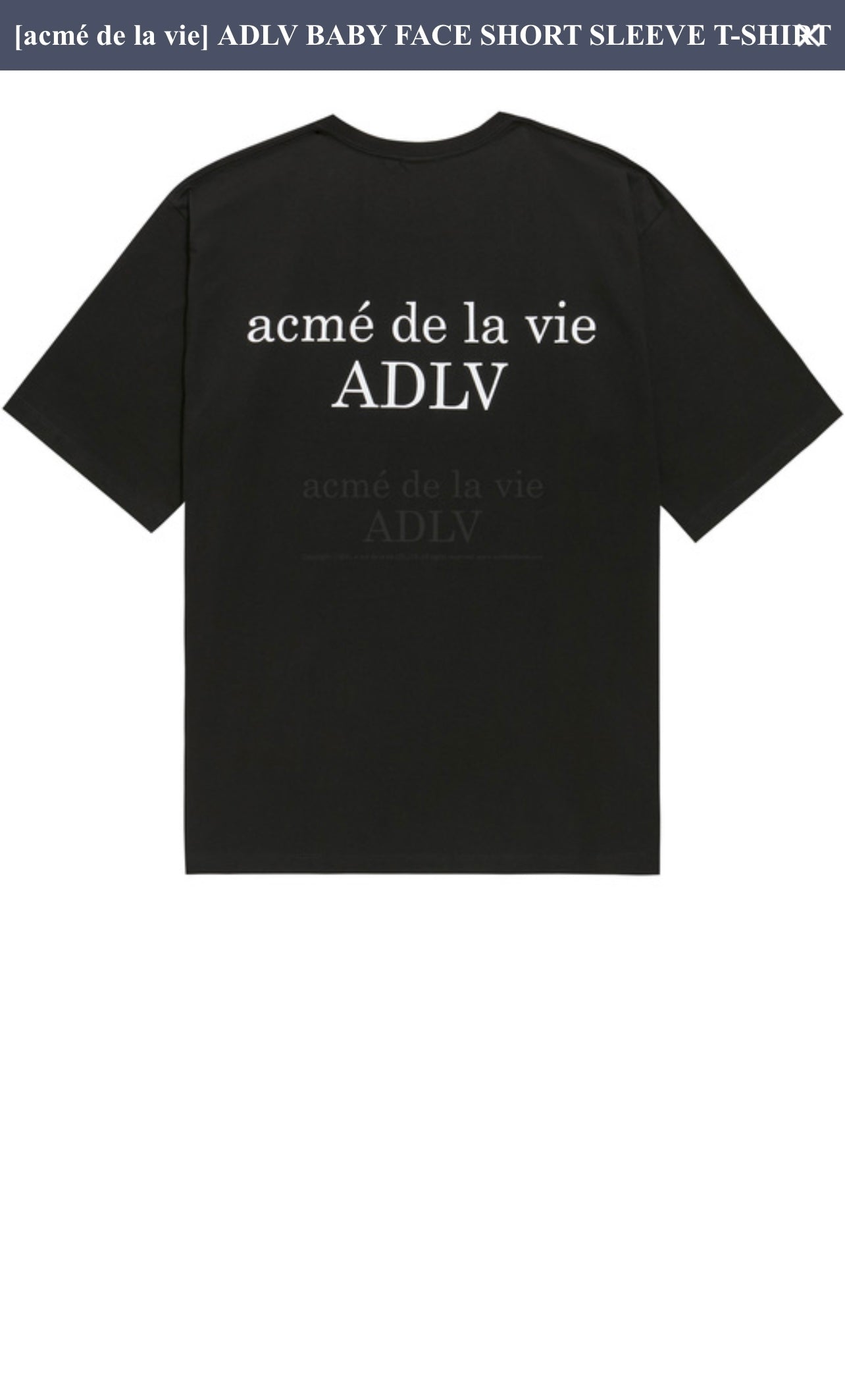 ADLV Baby Face Candy Boy Short Tee