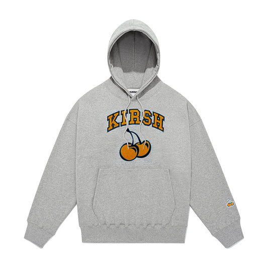 KIRSH Arch Logo Cherry Hoodie Ka [melange Gray]