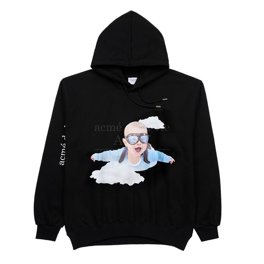 ADLV Baby Face Skydiving Hoodie Black