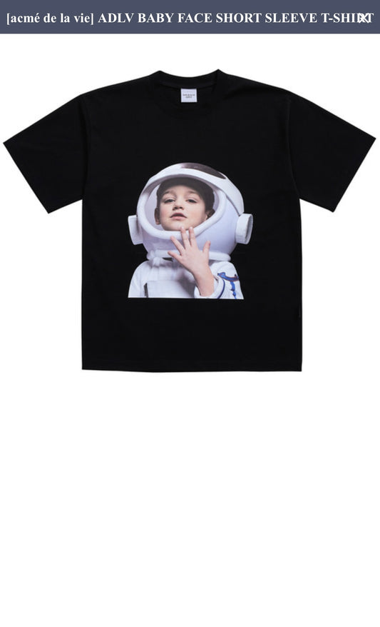 ADLV Baby Face Spaceman Boy Short Tee