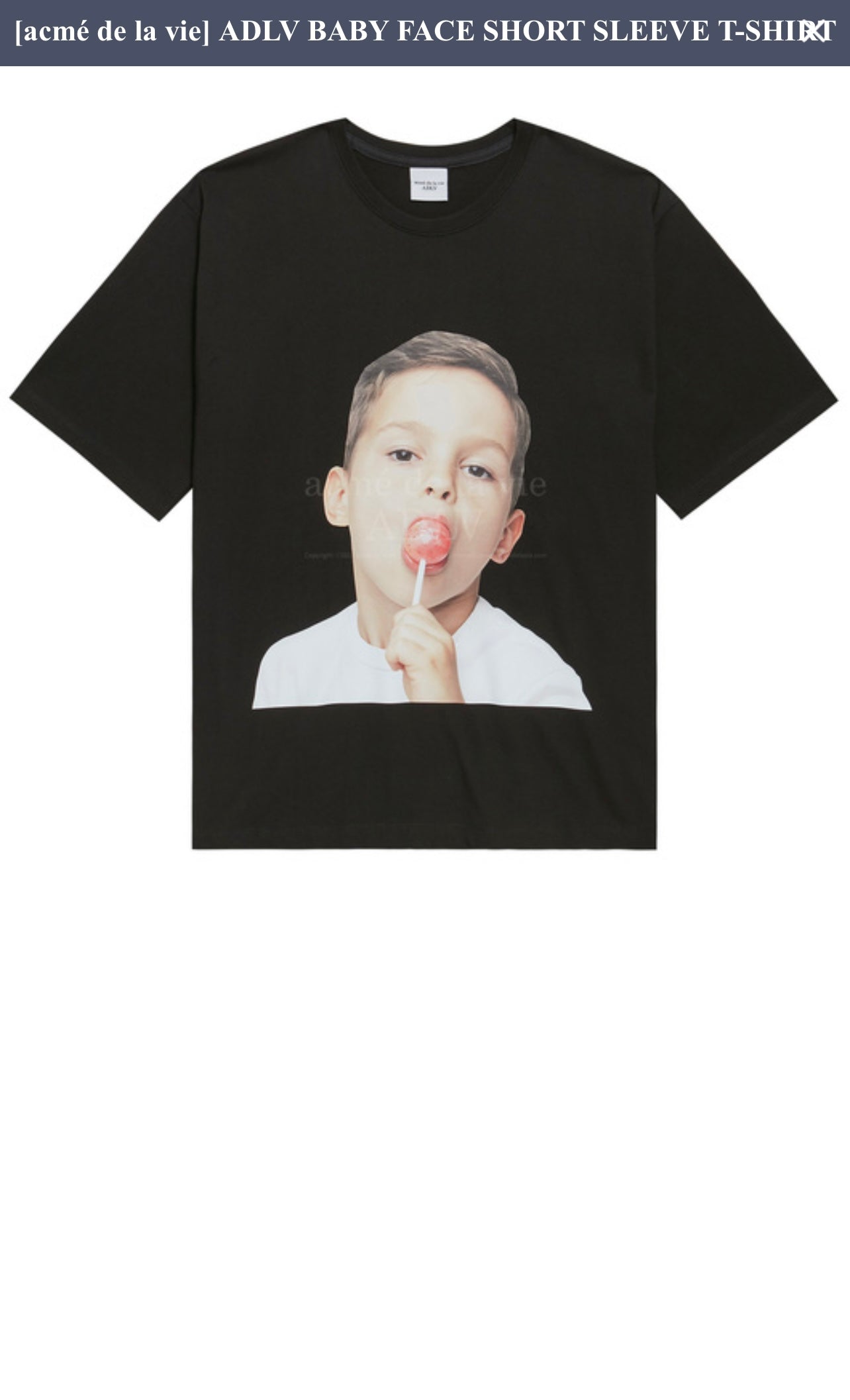 ADLV Baby Face Candy Boy Short Tee