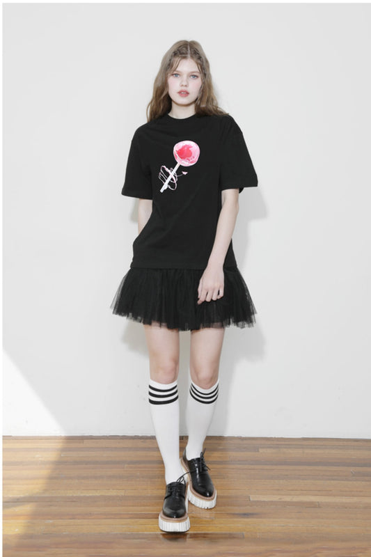 Dysfunct Too Sweet But Cute T-shirt Black