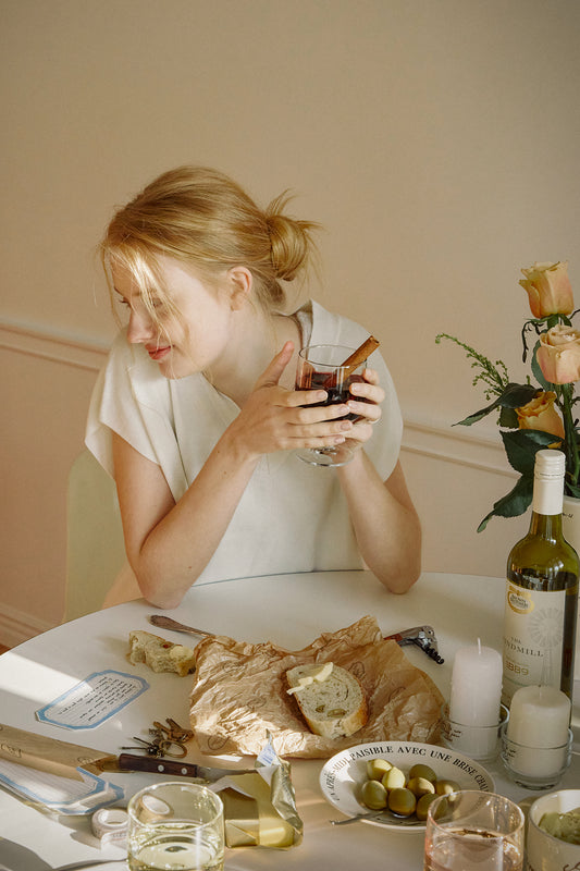 Midnight Wine Glass(Sienna)