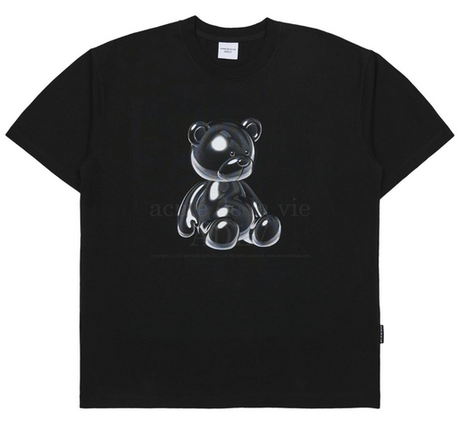 ADLV METAL BEAR SHORT SLEEVE T-SHIRT BLACK